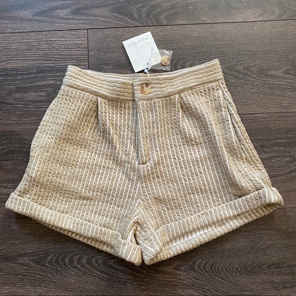 NWT ASOS Cord High Waist Shorts - Picture 5 of 8